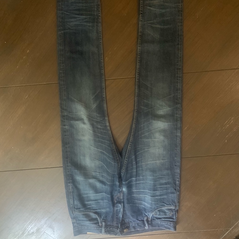 allsaints Japanese selvage denim cigerette